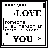 Once you Love someone