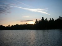 lake sunset
