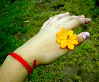 Flower in hand